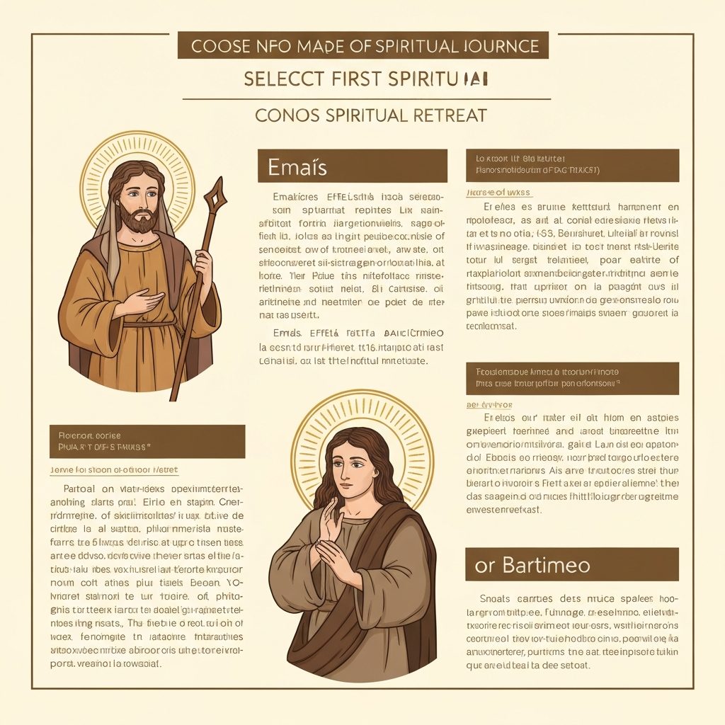 Emaús, Effetá o Bartimeo: Guía para Elegir tu Primer Retiro Espiritual