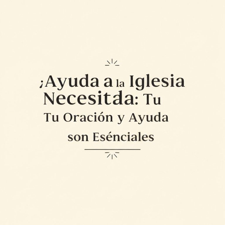 Ayuda a la Iglesia Necesitada: Tu Oración y Ayuda Son Esenciales