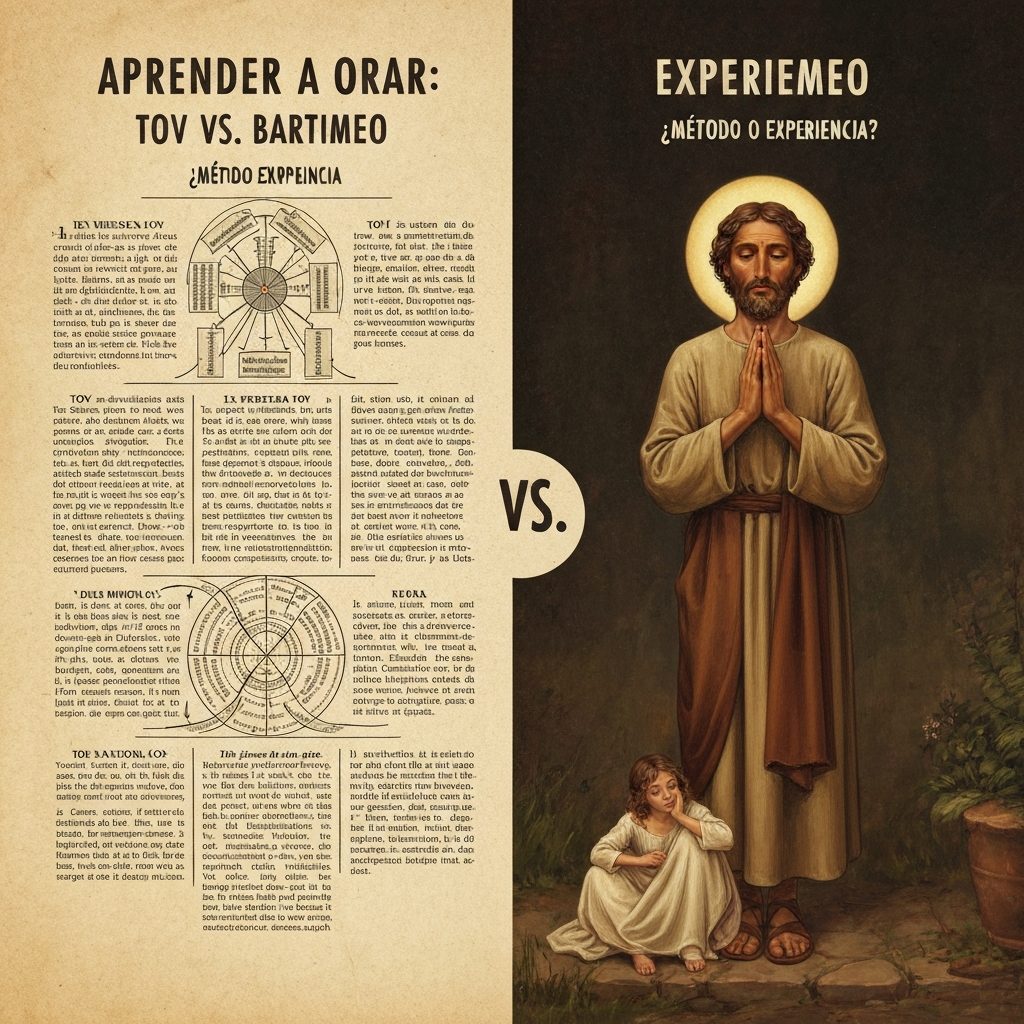 Aprender a Orar: TOV vs. Bartimeo ¿Método o Experiencia?